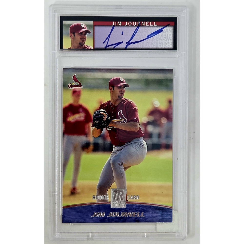 2001 Topps Reserve /1500 Jimmy Journell #112 Auto Rookie RC PSA‎ 8 NM-MT